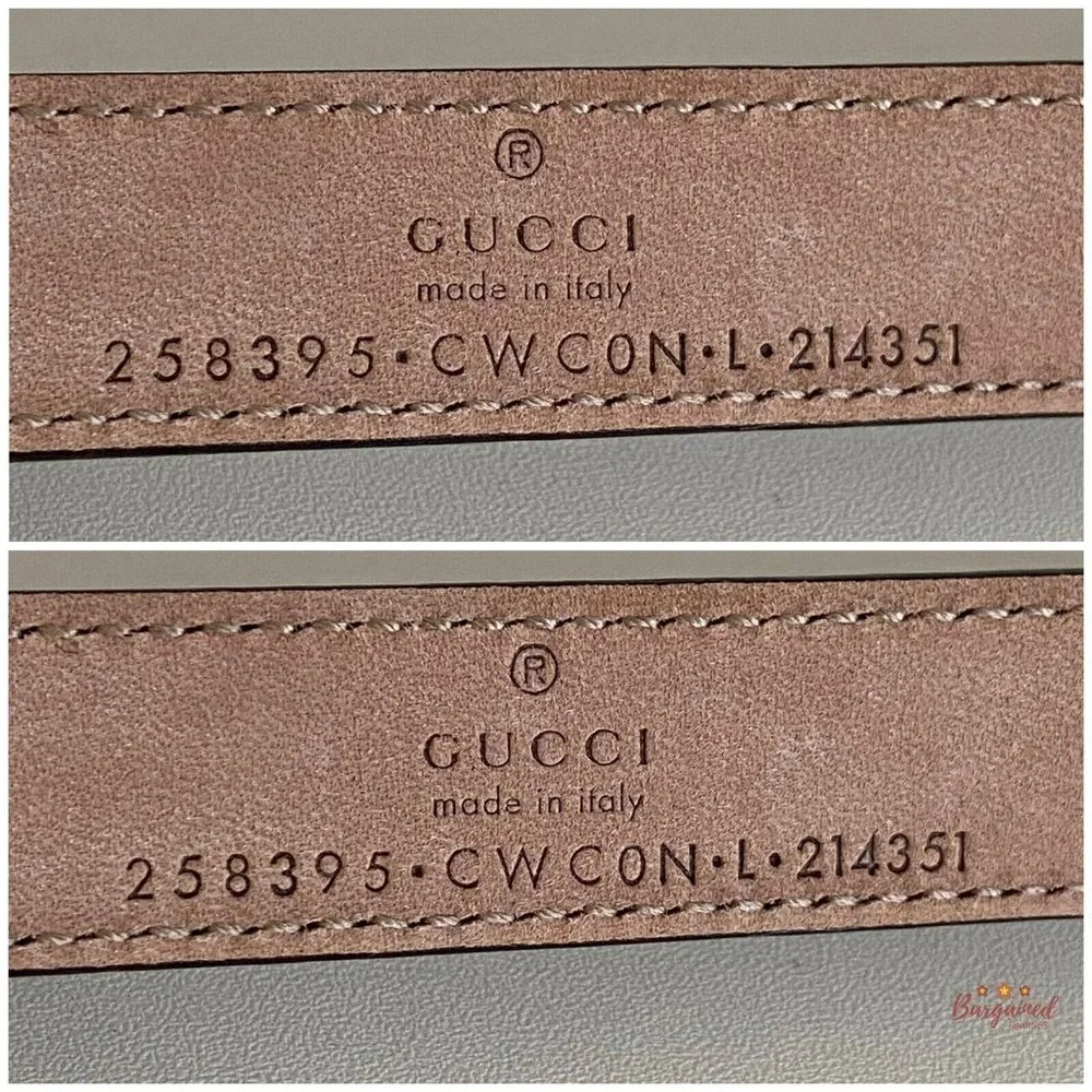 Authentic Children's Gucci Signature Belt - L